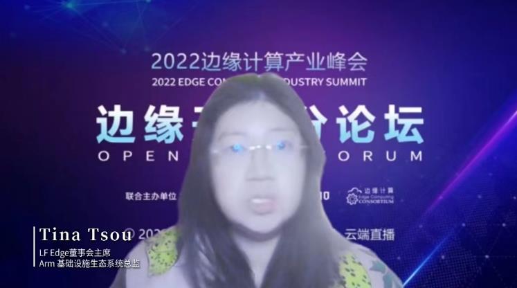LFEdge董事会主席、Arm基础设施生态系统总监TinaTsou致辞