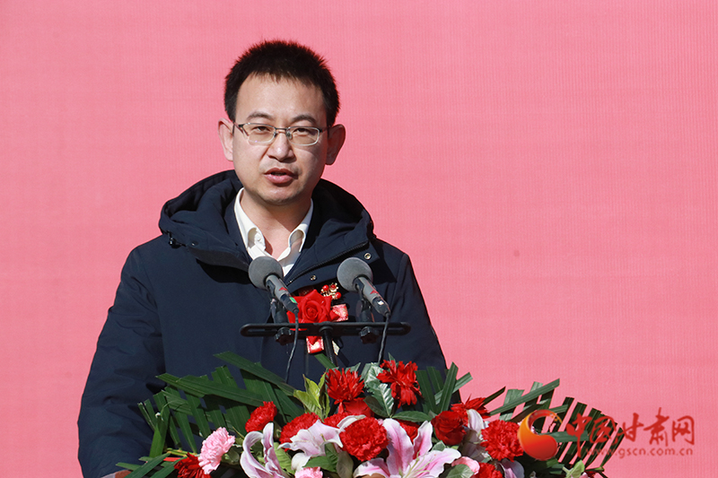 甘肃科技集团机械院党委书记、董事长杨昊介绍相关情况