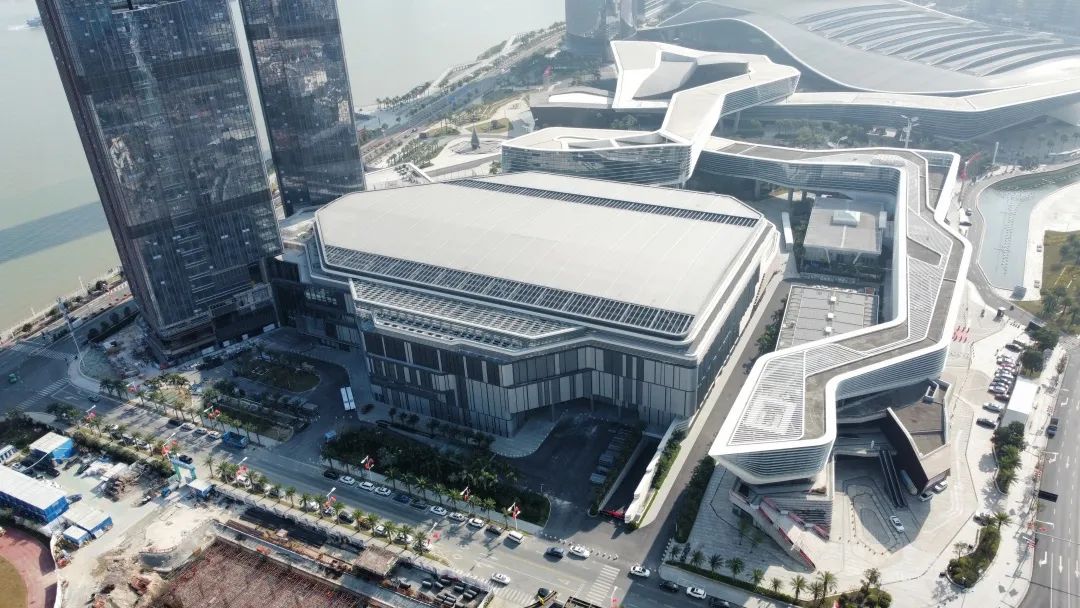 珠海国际会展中心(二期)项目。(中建三局一公司供图)