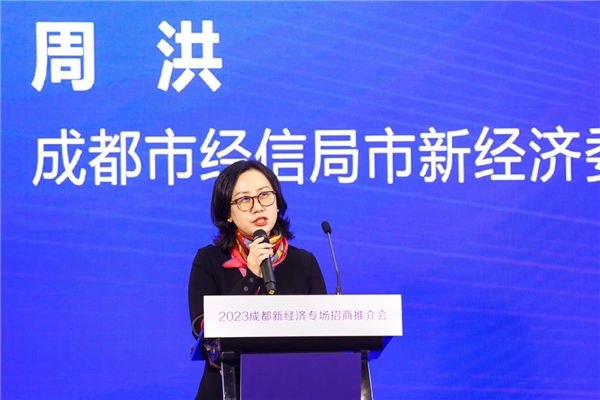 　　(市经信局市新经济委党组副书记、市新经济委副主任周洪)