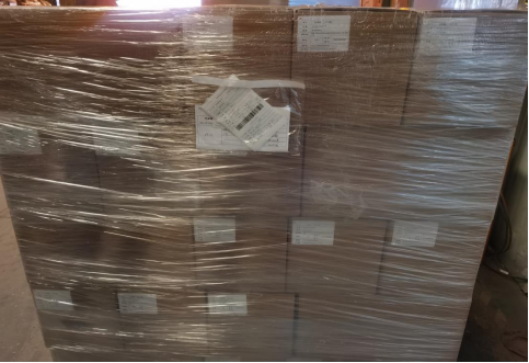 待运成品(图片来源:财联社记者摄)