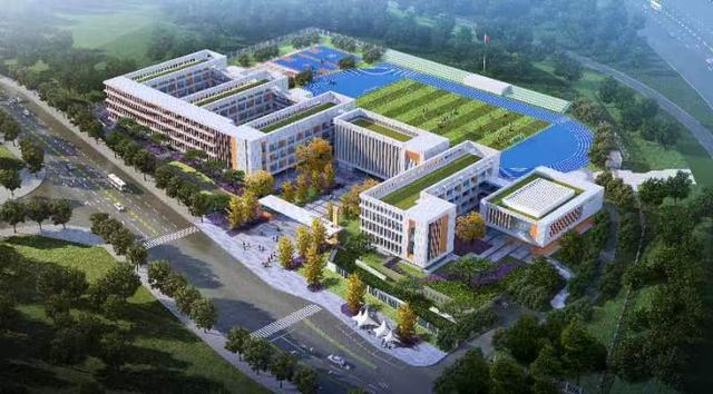 健康城小学效果图。