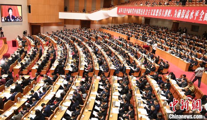 资料图:浙江省政协十二届三次会议开幕。张茵 摄