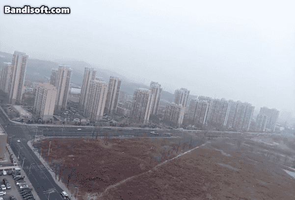 门头沟永定镇降雪 @气象北京 张天明 摄