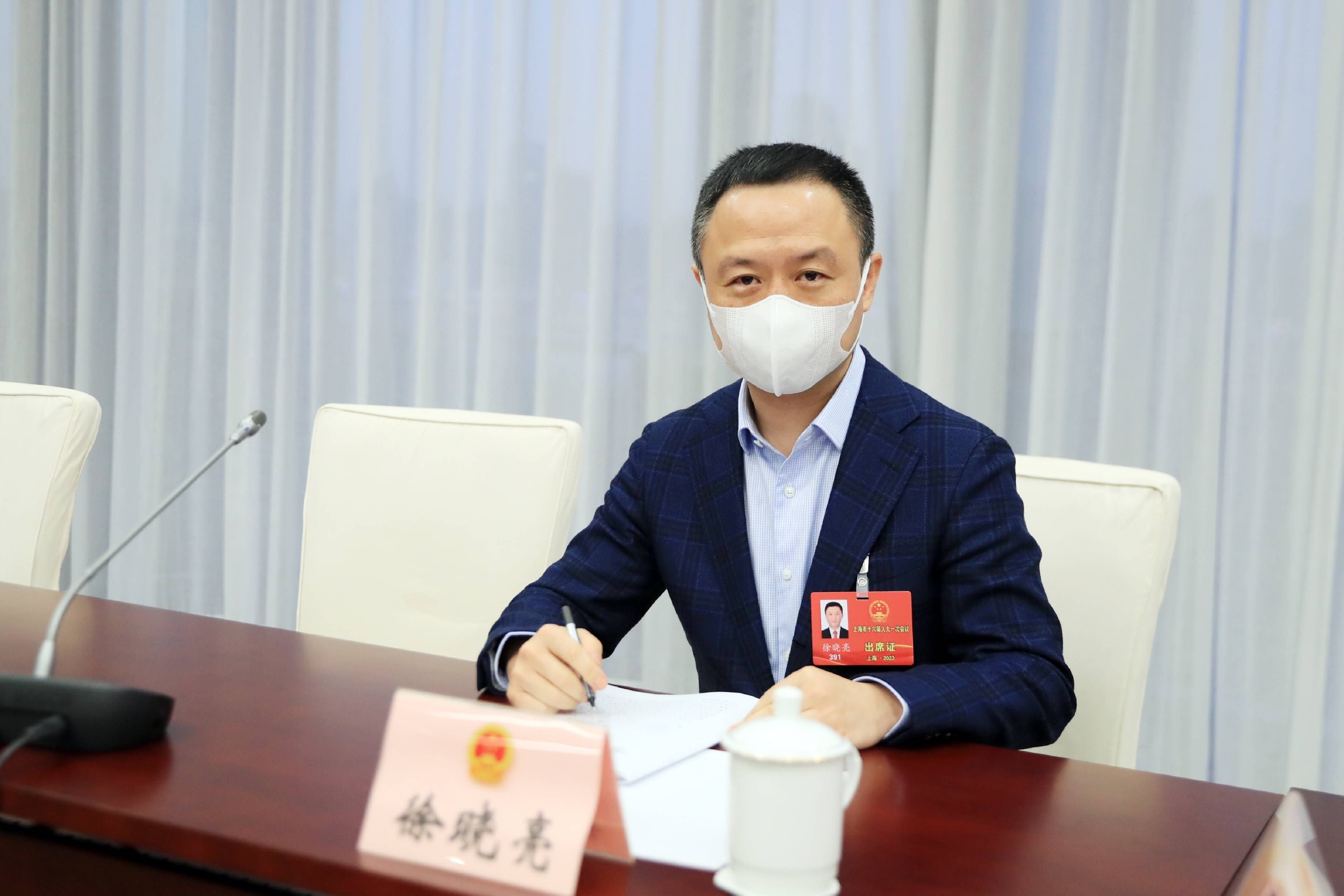 人大代表徐晓亮 上海国际时尚联合会供图