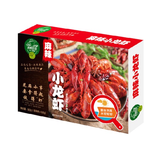 ▲永辉农场调理小龙虾