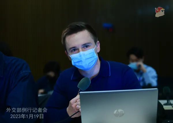 1月19日外交部例行记者会现场 图:外交部网站