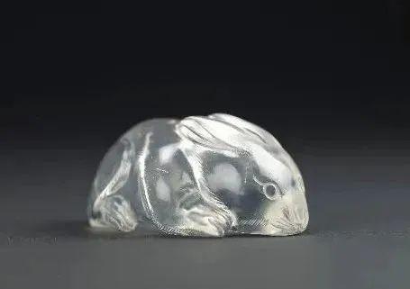 圖爲上博館藏元代水晶兔