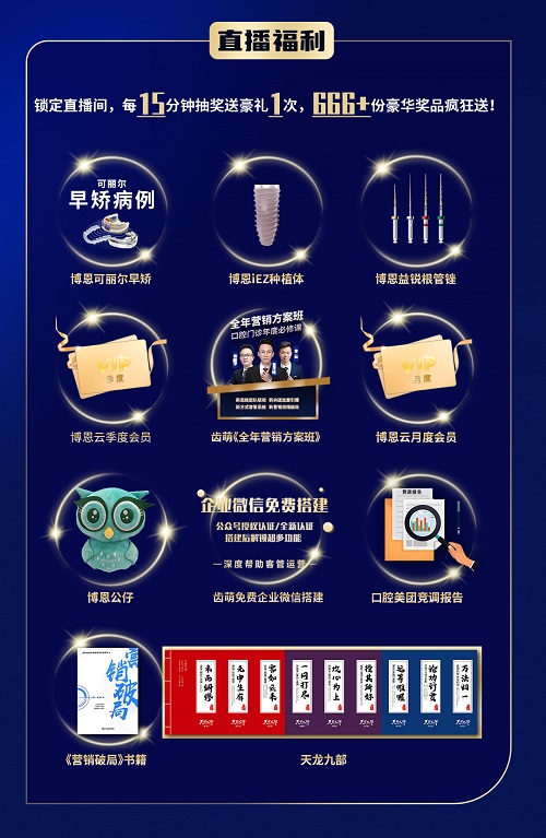 ▴直播抽奖礼品一览