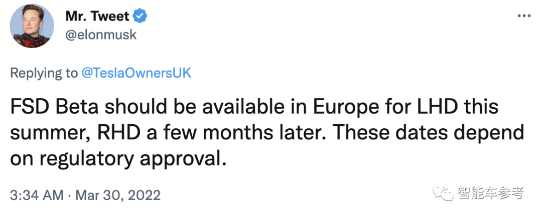 特斯拉招聘自动驾驶安全员,落地欧洲中国