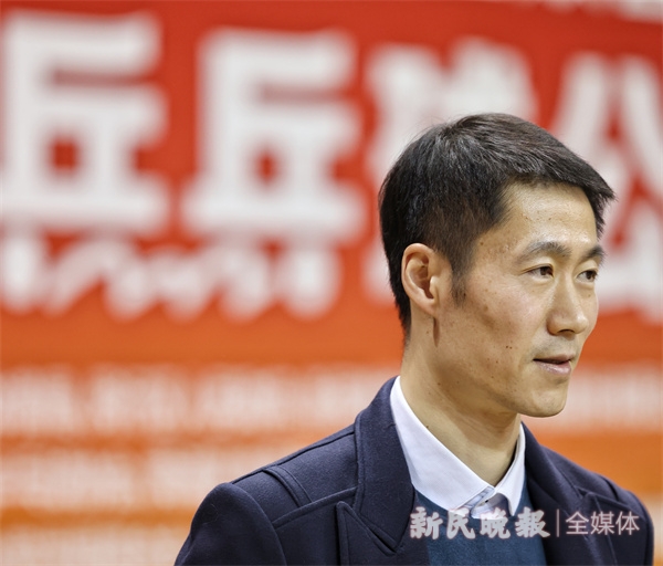 圖說：上海市乒乓球協會主席王勵勤
