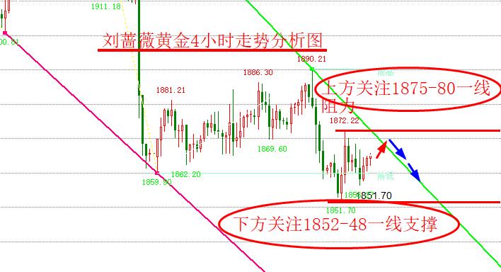 刘蔷薇：2.14黄金原油晚间行情走势分析及操作策略在线指导