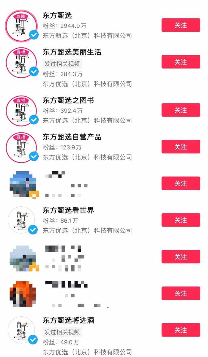 東方甄選矩陣號