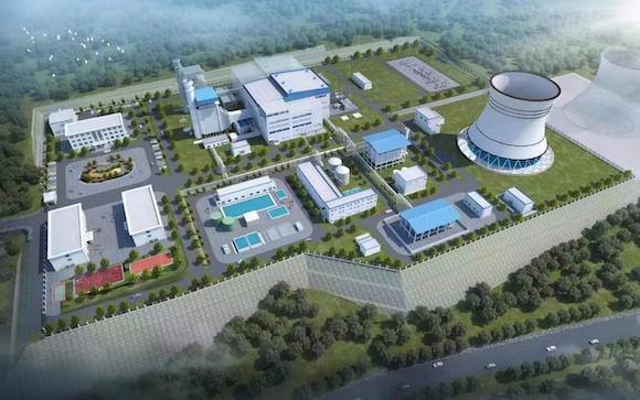 涪陵白涛化工园区山窝组团热电联产项目效果图。涪陵区委宣传部供图 华龙网发