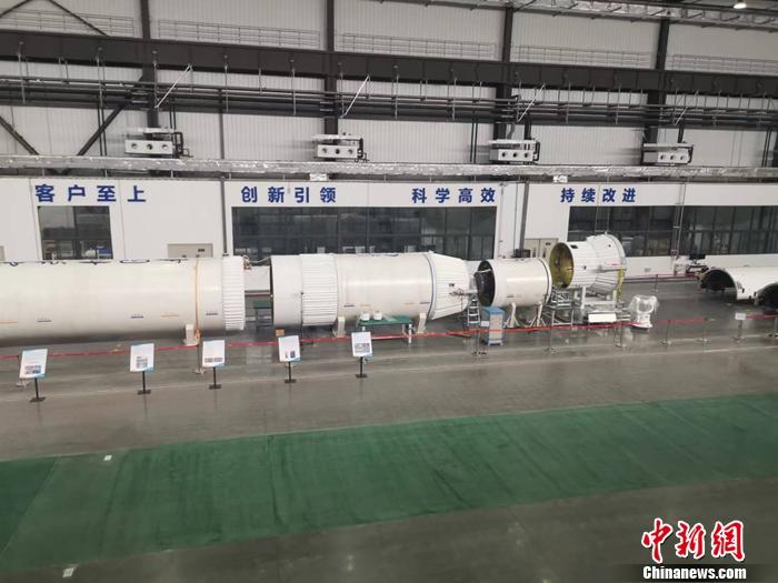 位于广州南沙的中科空天飞行科技产业化基地车间。 中新财经记者 谢艺观 摄
