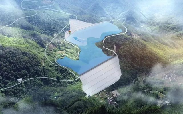 △ 肇庆浪江抽水蓄能电站项目效果图。图源 广宁发布