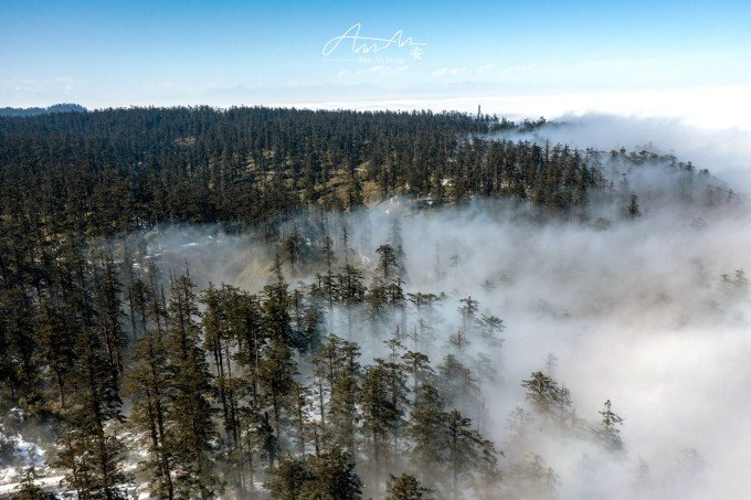 瓦屋山新年徒步 停在落雪的时间里