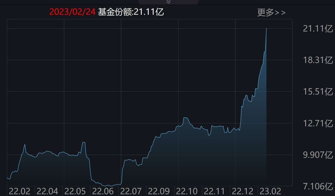 化工ETF(159870)份额变化