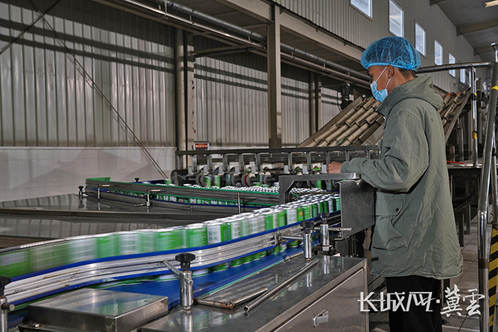 河北绿岭康维食品有限公司的生产车间。宋继昌 摄