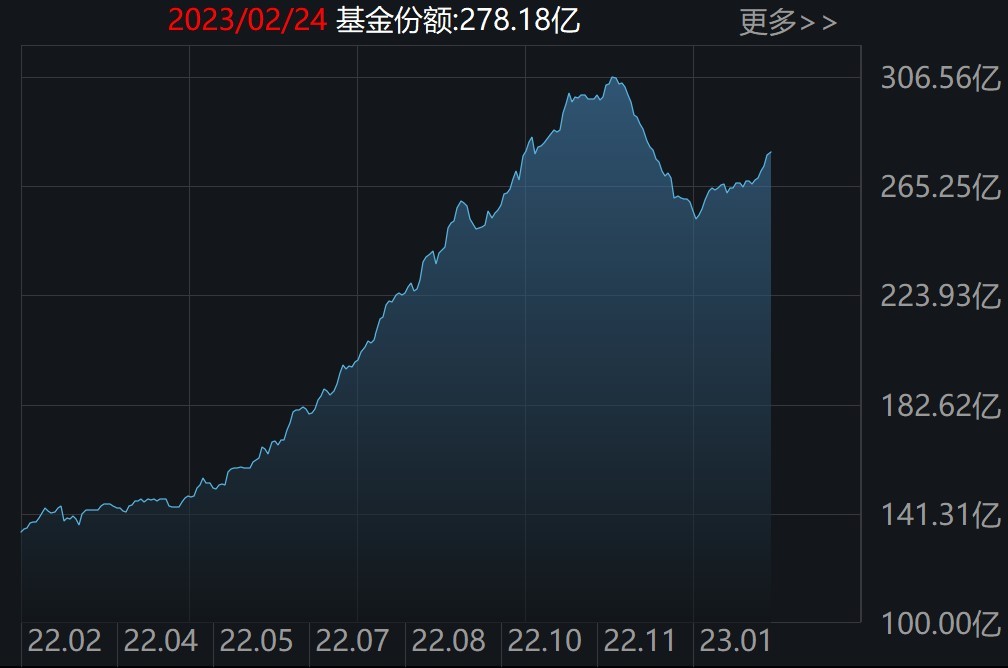 医药ETF(512010)份额变化