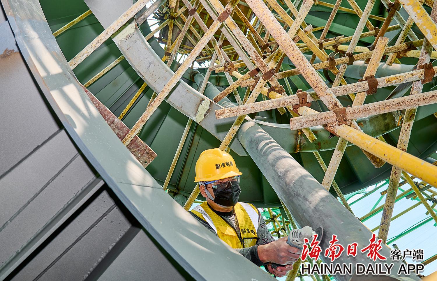 海南东寨港科研观测塔“月之塔”项目基础工程完工4 海南东寨港科研观测塔“月之塔”项目基础工程完工