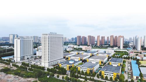 无人机拍摄的保定·中关村创新中心。 河北日报记者 赵永辉摄