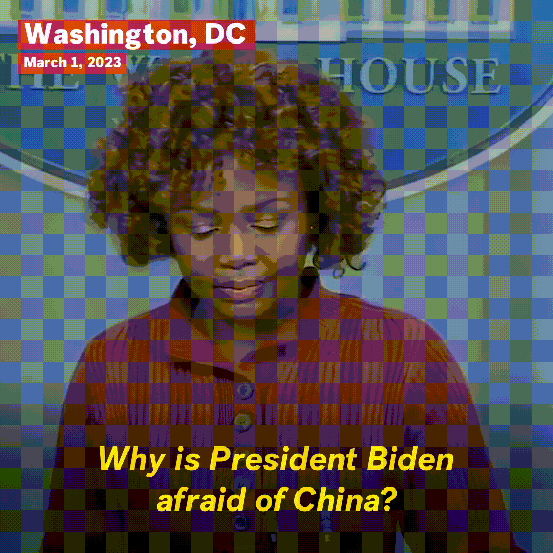 美记者挑事“拜登为啥害怕中国”，白宫发言人这么说