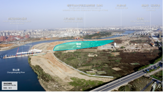 标段#2智慧岛地标场地示意图 ©有方