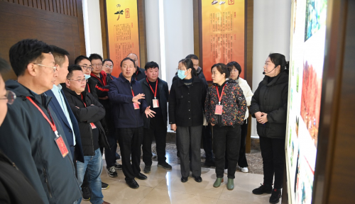 与会专家参观仲景宛西制药文化展室
