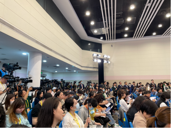 博鳌亚洲论坛2023年年会新闻发布会现场