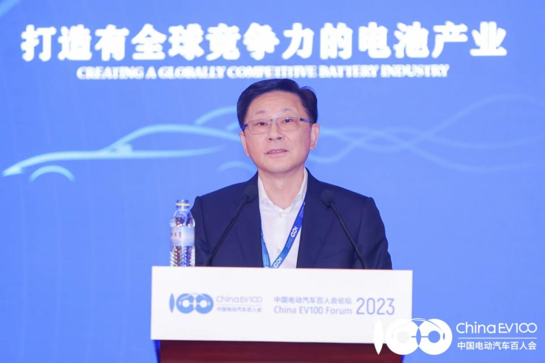 ▲孚能科技董事长,王瑀图源:中国电动汽车百人会