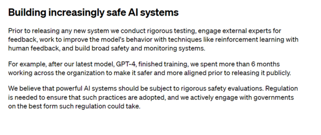 重磅 open ai发布chatgpt 安全方法