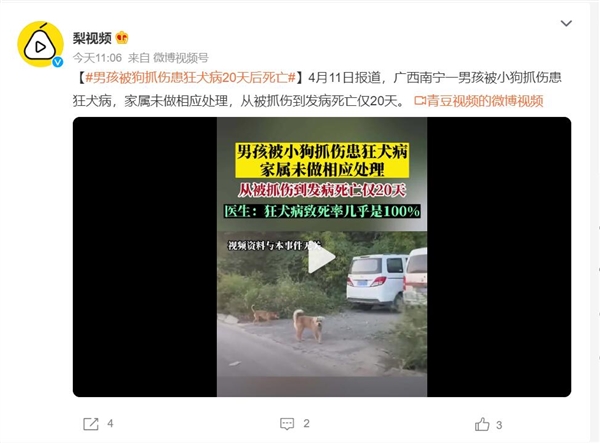 被该病狗划伤后多长时间复发《狗抓得该病事例》