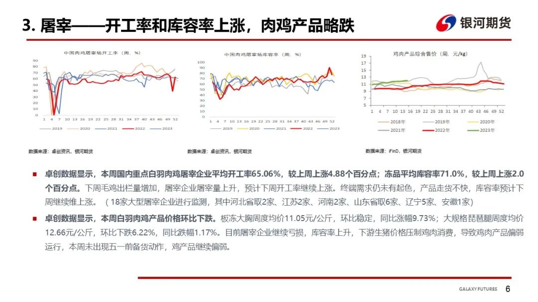 【鸡肉周报】鸡苗和肉鸡进入下跌通道 肉鸡分割品偏弱