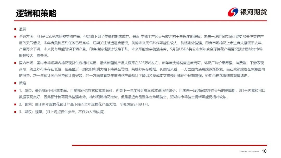 【棉系周报】大宗整体走弱 棉价高位回落