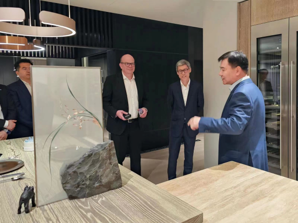 张近东对话博西家电全球CEO：通过双方合作向欧洲传递更多中国机遇