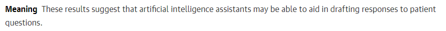 人工智能又取得大胜？ChatGPT的健康问答结果碾压人类医生