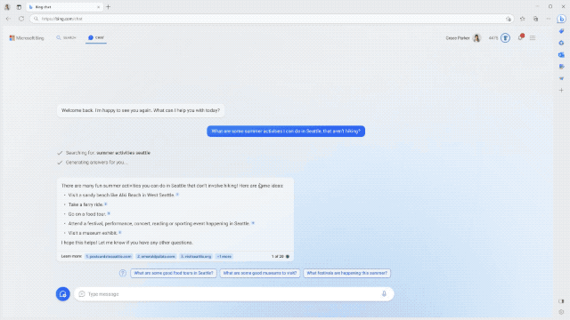 全面开放!微软 Bing Chat 人人可用,还要做搜索引擎的「App Store」