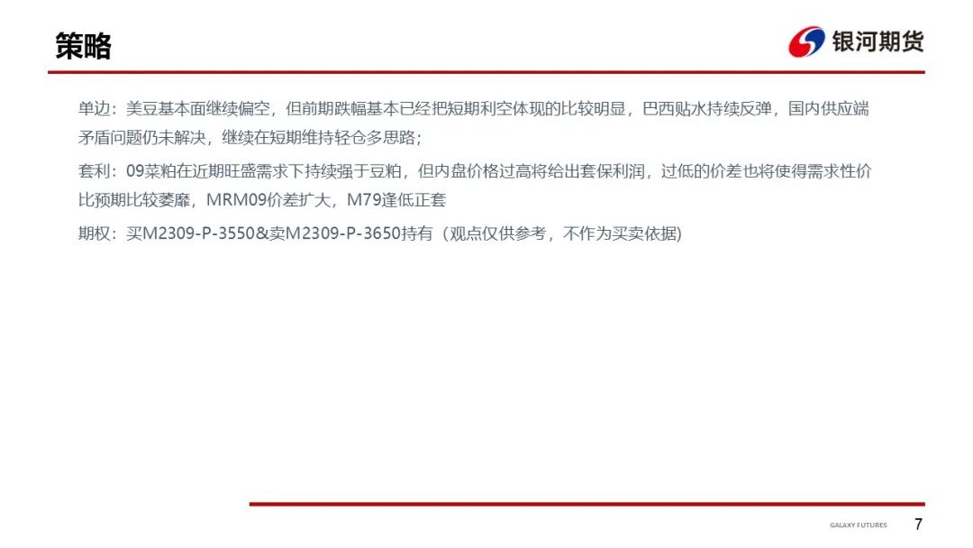 【粕类周报】巴西贴水企稳回升 国内豆菜粕价差大幅波动