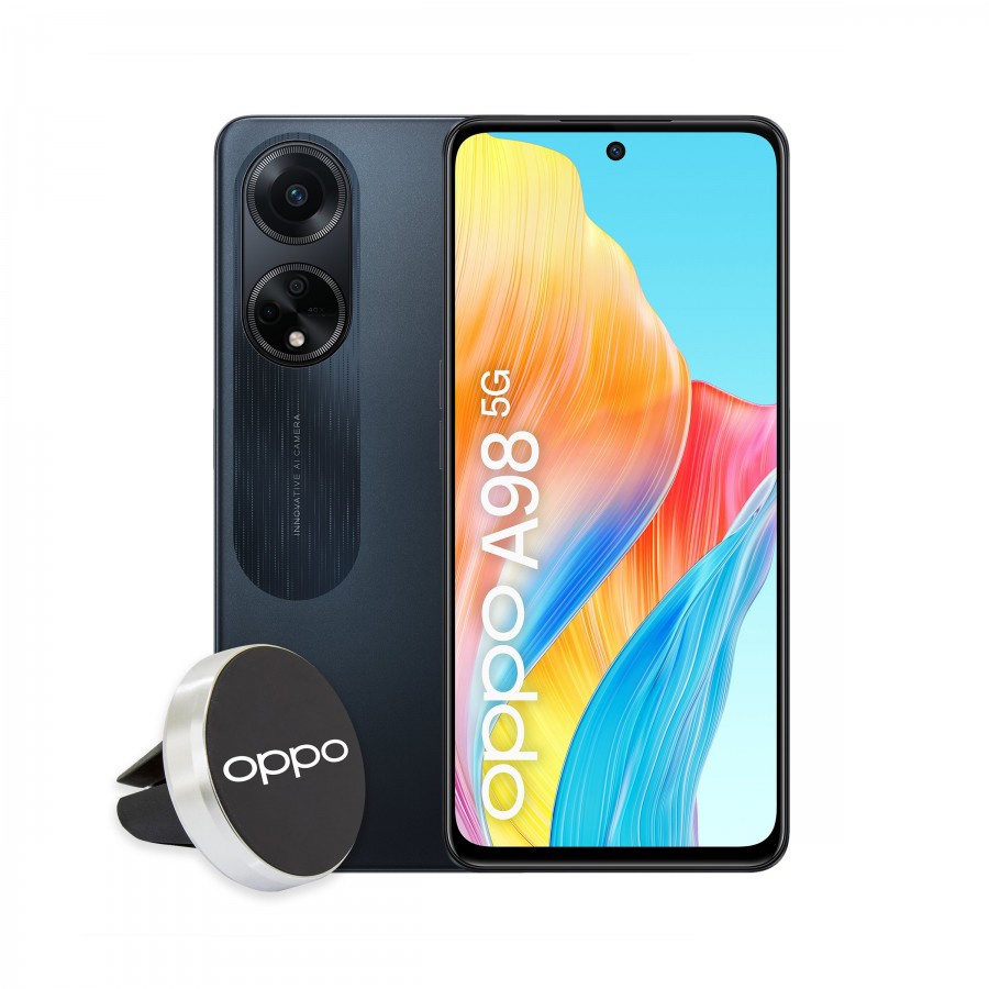 OPPO A98 5G 手机高清渲染图曝光：搭载骁龙 695 芯片，后置 64MP 三摄像头