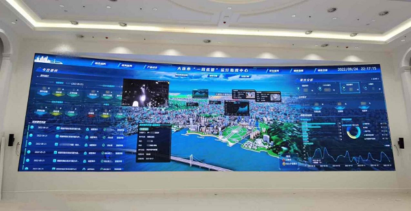 　　大连市“一网统管”运行指挥中心
