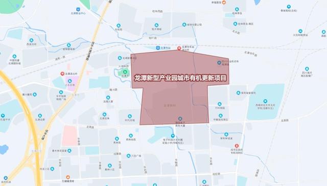 龙潭新型产业园城市有机更新项目示意图