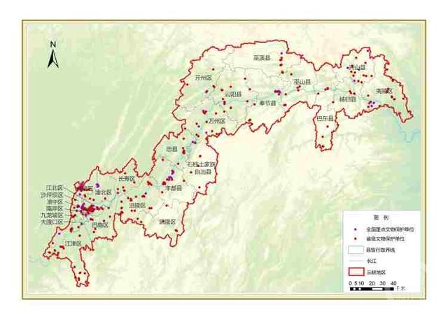 △ 三峡地区重要文物资源分布 来源：国家文物局官网