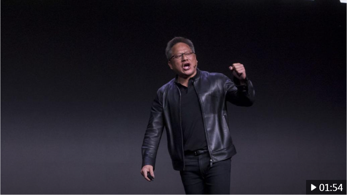图片来源:NVIDIA主题演讲视频截图