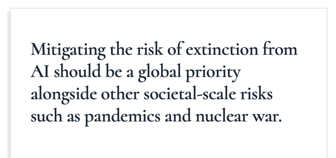 AI可能灭绝人类！22字声明，ChatGPT之父和AI教父都签了