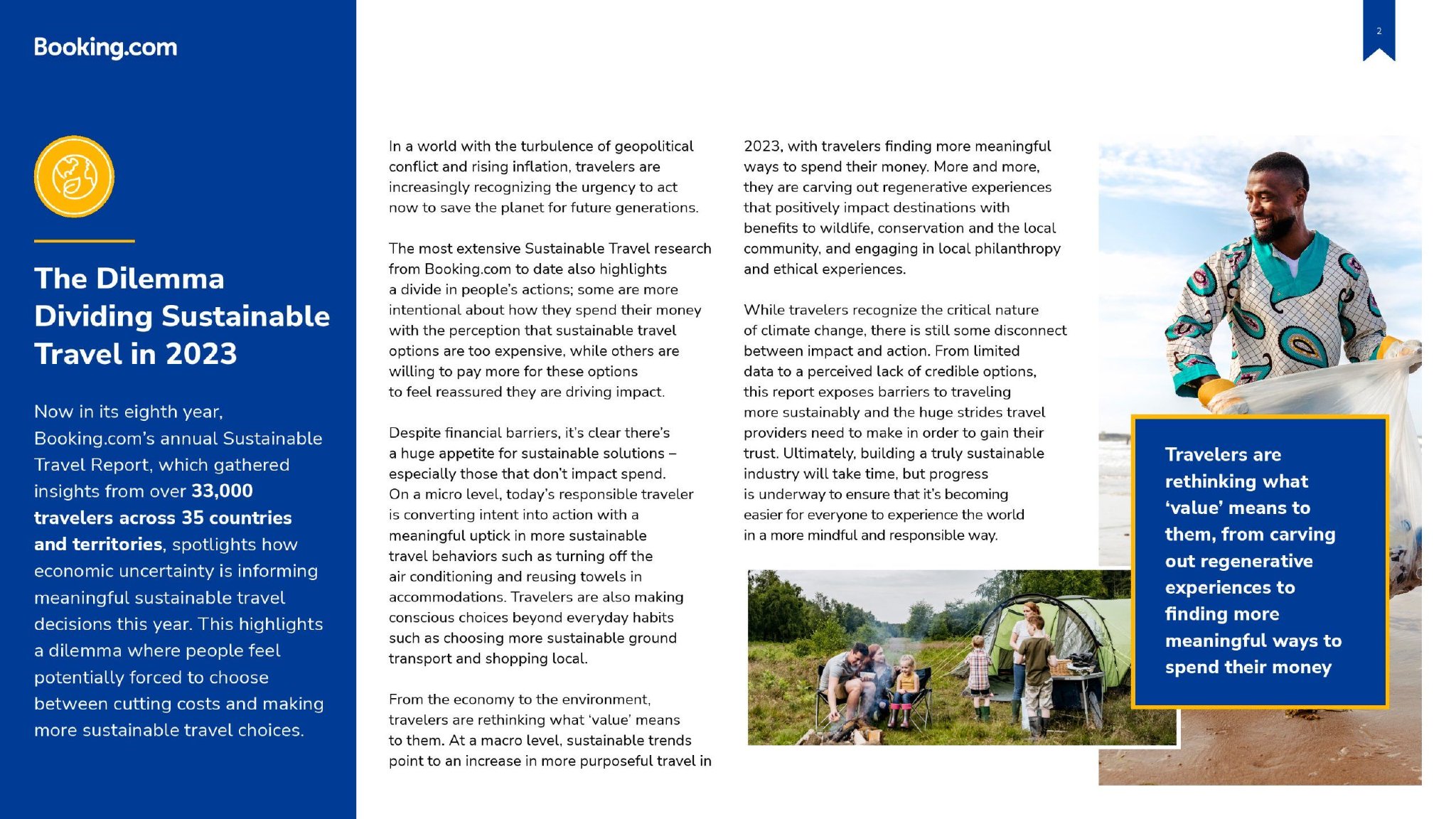 Booking：2023年可持续性旅游报告