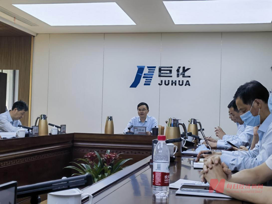 巨化股份董事长周黎旸 图片来源:每经记者 黄鑫磊 摄