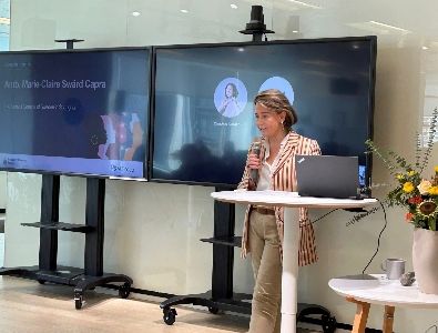图:瑞典驻上海总领事Marie-Claire Swärd Capra女士致开幕辞