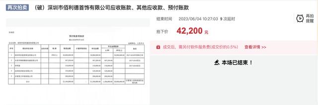 图片来自阿里拍卖平台