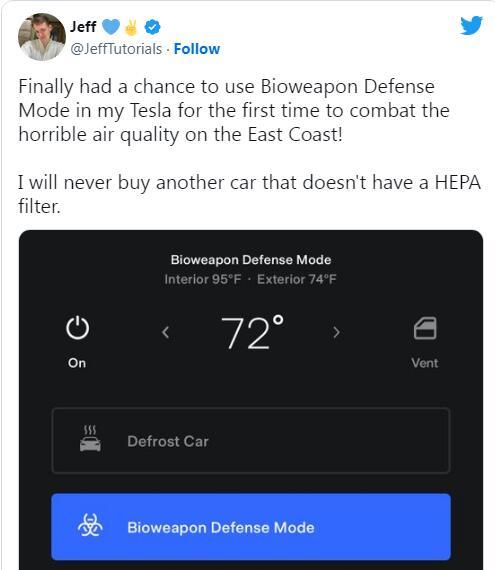 纽约空气全球最差，特斯拉黑科技空气过滤系统亮了